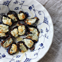National Moldy Cheese Day | Blue Cheese-Stuffed Figs with Honey Drizzle
