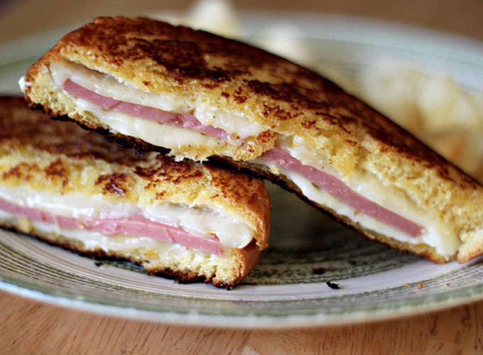 National Bologna Day | Bologna and Pepper Jack Grilled Cheese Sandwich