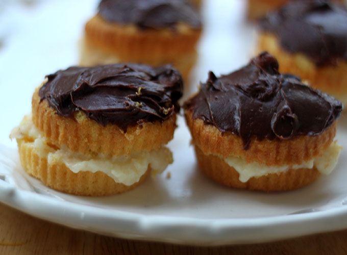 National Boston Cream Pie Day | Boston Cream Pie Cupcakes