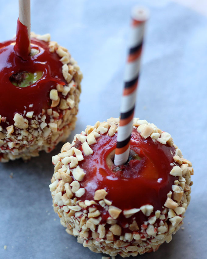 National Candy Apple Day | Candy Apples with Peanuts