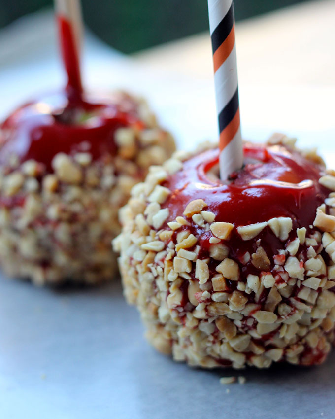 National Candy Apple Day | Candy Apples with Peanuts – The Foodie Patootie