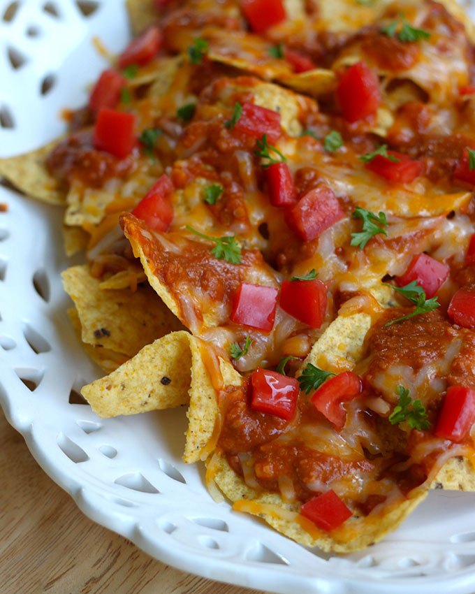 National Nachos Day | Cheesy Chili Nachos