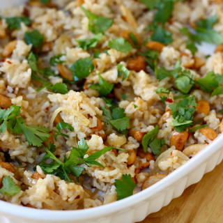 National Cashew Day | Cilantro Soy Rice