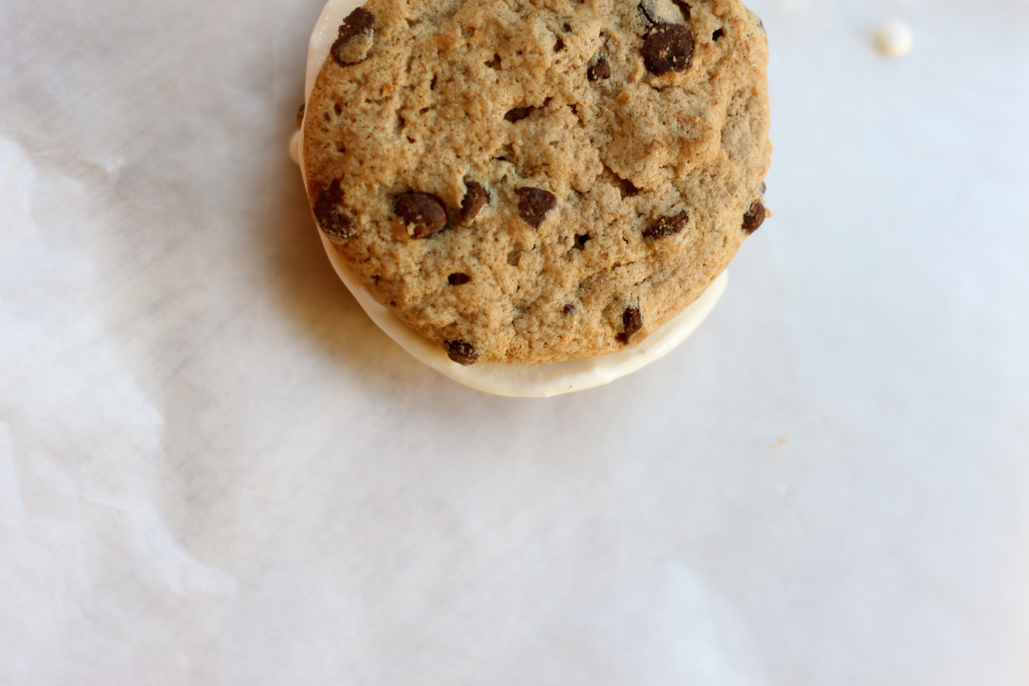 National Ice Cream Sandwich Day | Cookie Dough Chocolate Chip Sandwich