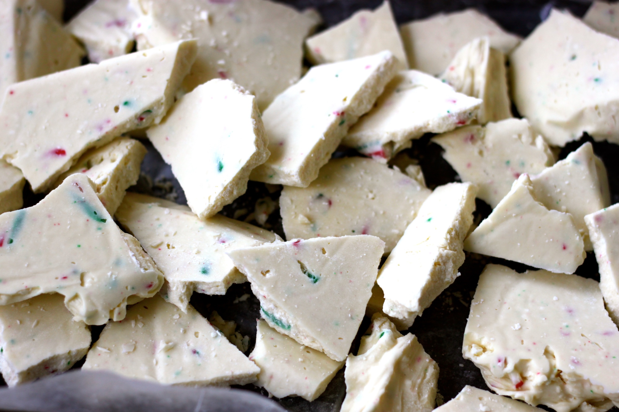 National Candy Cane Day | White Chocolate Peppermint Bark