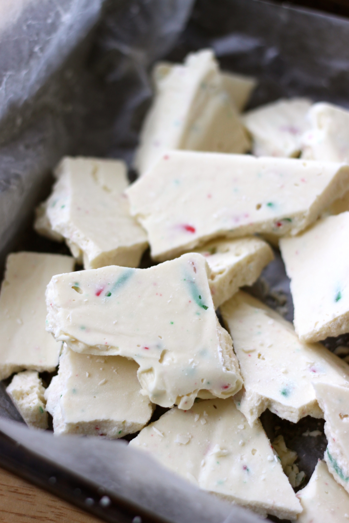 National Candy Cane Day | White Chocolate Peppermint Bark