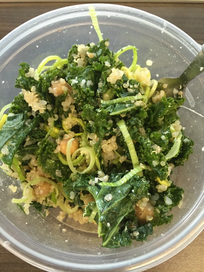Kale, Chickpea, and Leek Salad