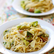 Brussels Sprouts Aglio e Olio