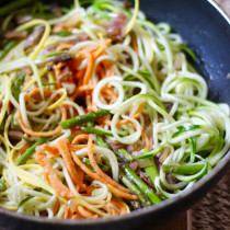 Sauteed Spiralized Vegetables