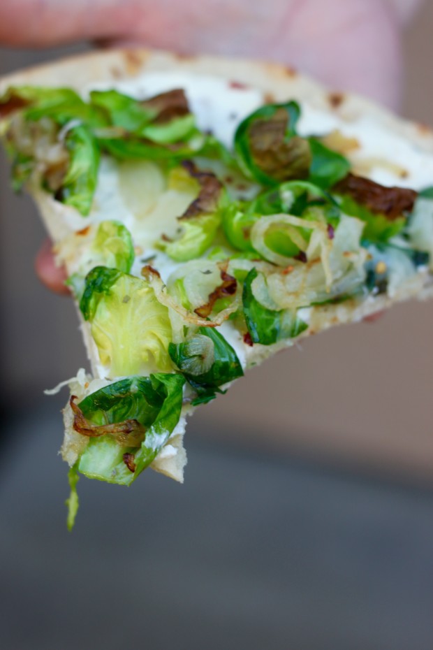 Brussels Sprouts Pizza recipe