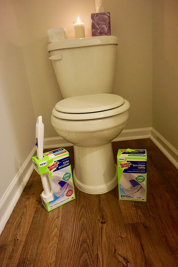 Scotch Brite Disposable Toilet Scrubber Refills Removes Rust Hard Water  Stains