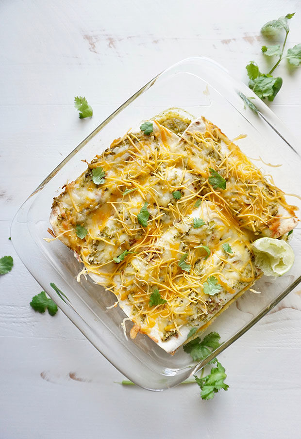 Corona Salsa Verde Enchiladas