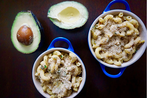 Creamy Avocado Macaroni and Cheese recipe