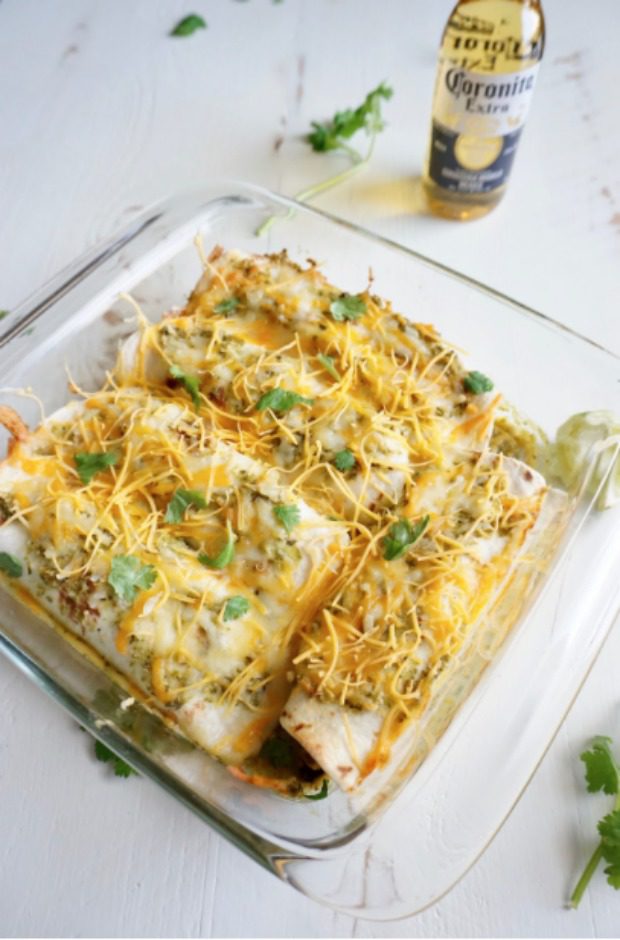 corona beer enchiladas