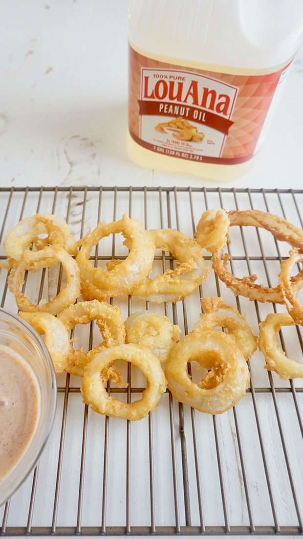 Pancake Batter Onion Rings