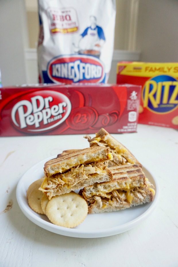 Dr Pepper Chicken Grilled Cheese Sandwiches