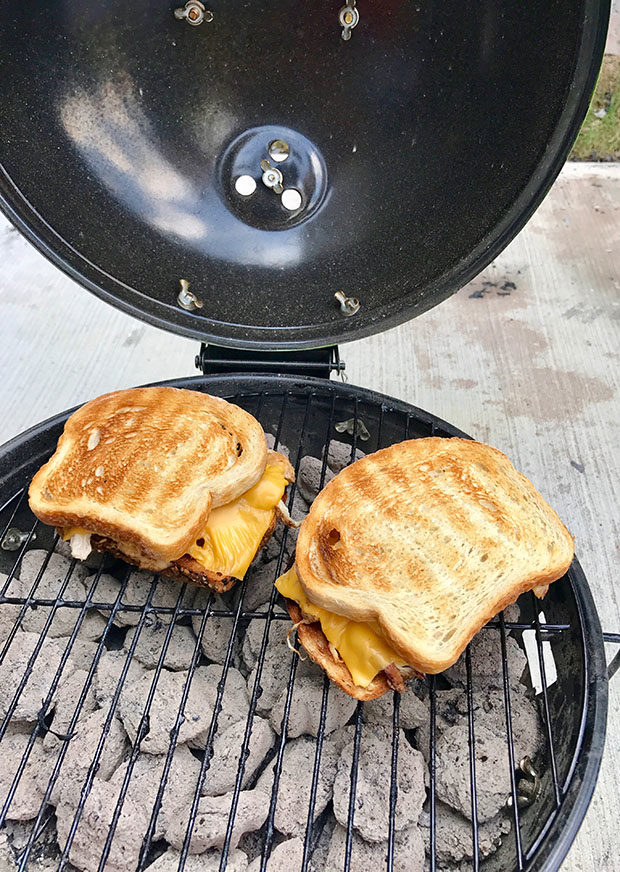 Grilled cheese sandwiches