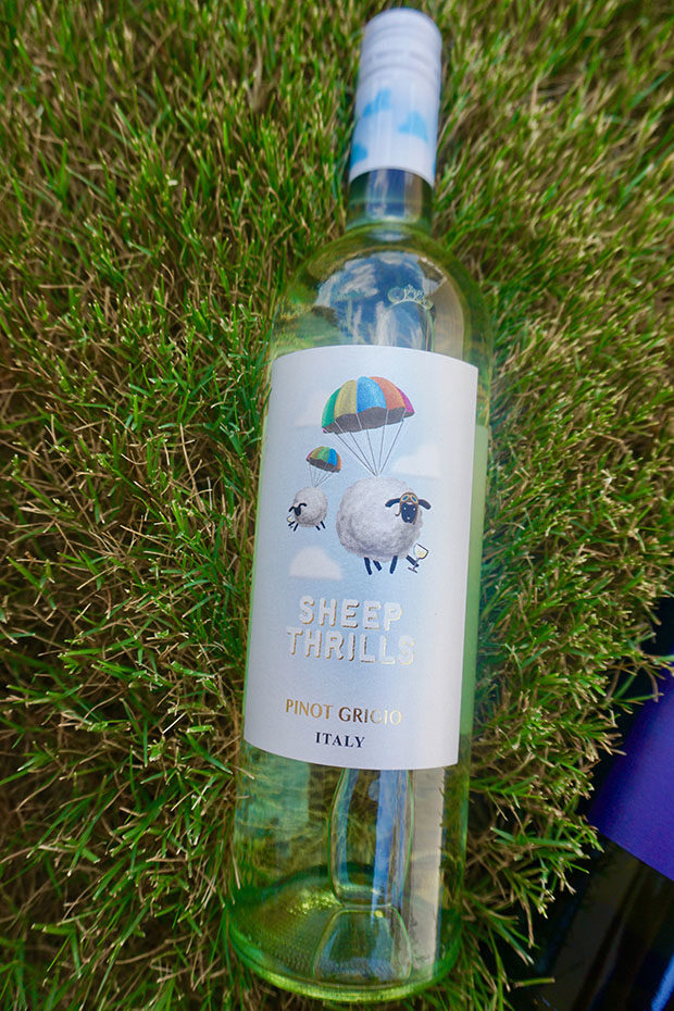 Sheep Thrills pinot grigio wine