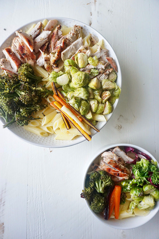 Pasta Bowl with Grilled Chicken