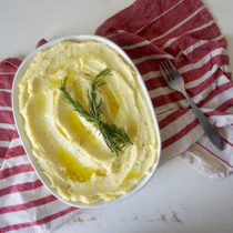 Rosemary and Garlic Olive Oil Mashed Potatoes