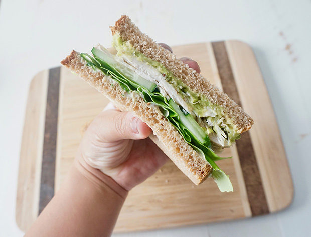 Avocado and Greens Sandwich - 1