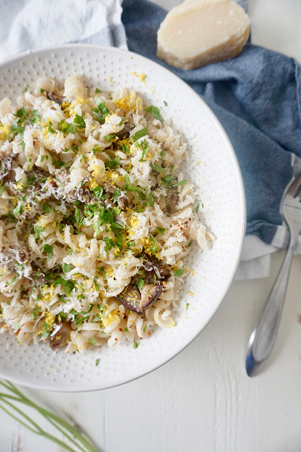 Marinated Eggplant Pasta