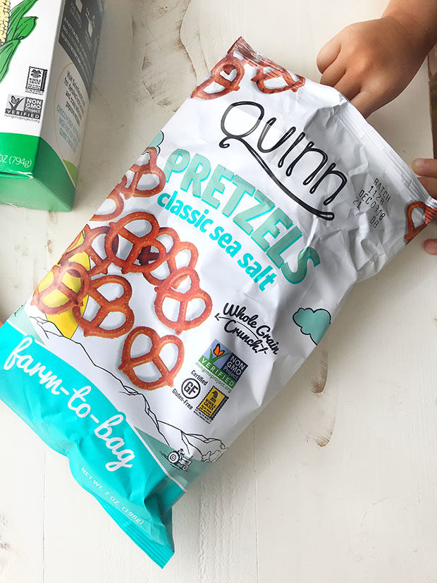 Quinn Snacks pretzels classic sea salt