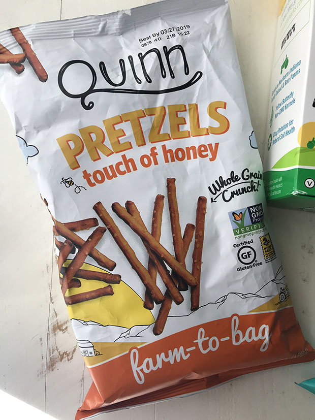 Quinn Snacks pretzels touch of honey - The Foodie Patootie