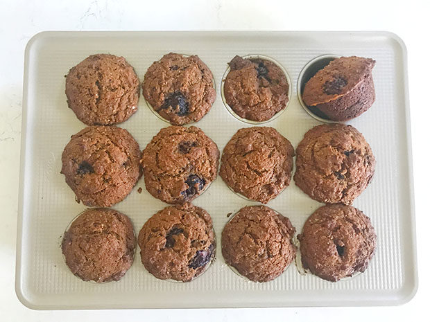 blackberry bran muffins