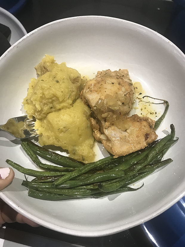 chicken olive oil mashed potatoes whole30