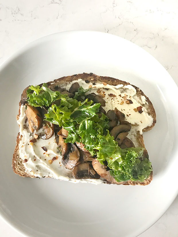 mushroom tartine recipe