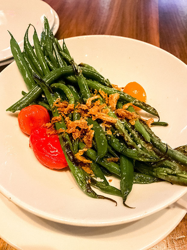 green beans at The Rez Grill Tampa